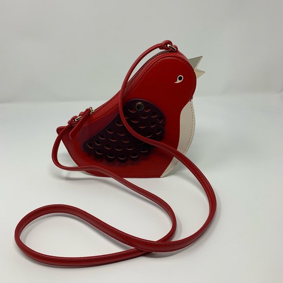 Kate Spade Ooh La La Red Carpet Bird Crossbody - Picture 5 of 8